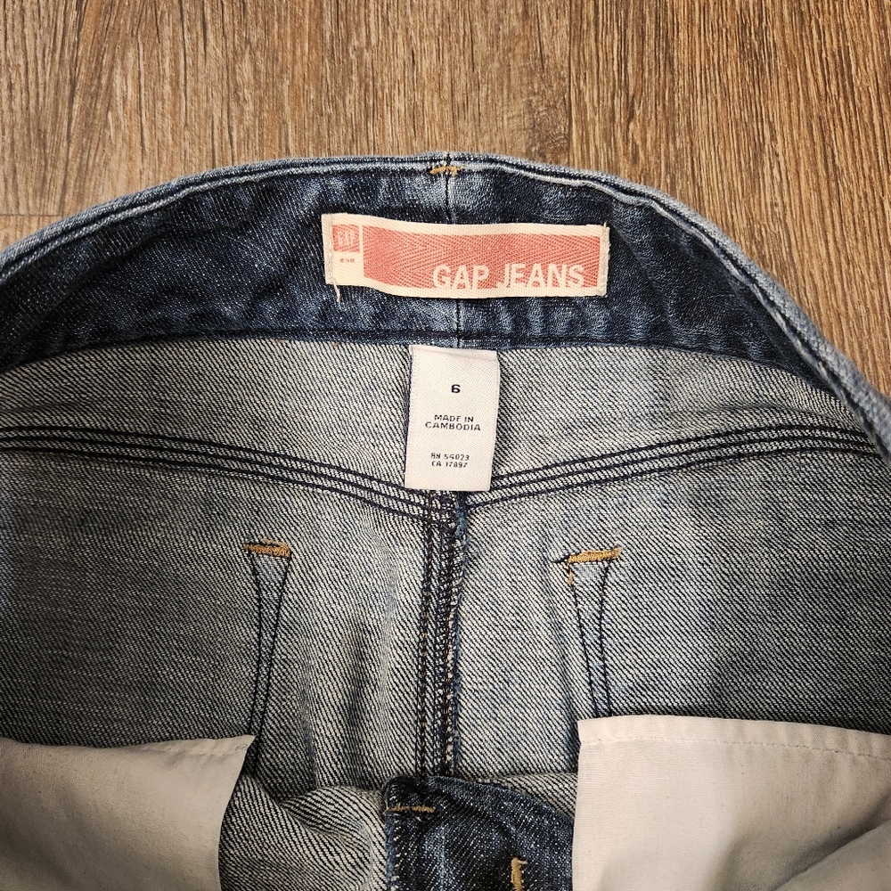 Gap Women's Blue Jean Skirt - Size 6 - Picture 3 of 5